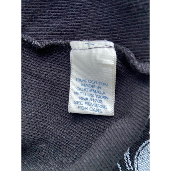 Vintage Y2K Gothic Fairy Grunge Cross Wings Graphic Bling Top Size XL Black Rib - Picture 4 of 11